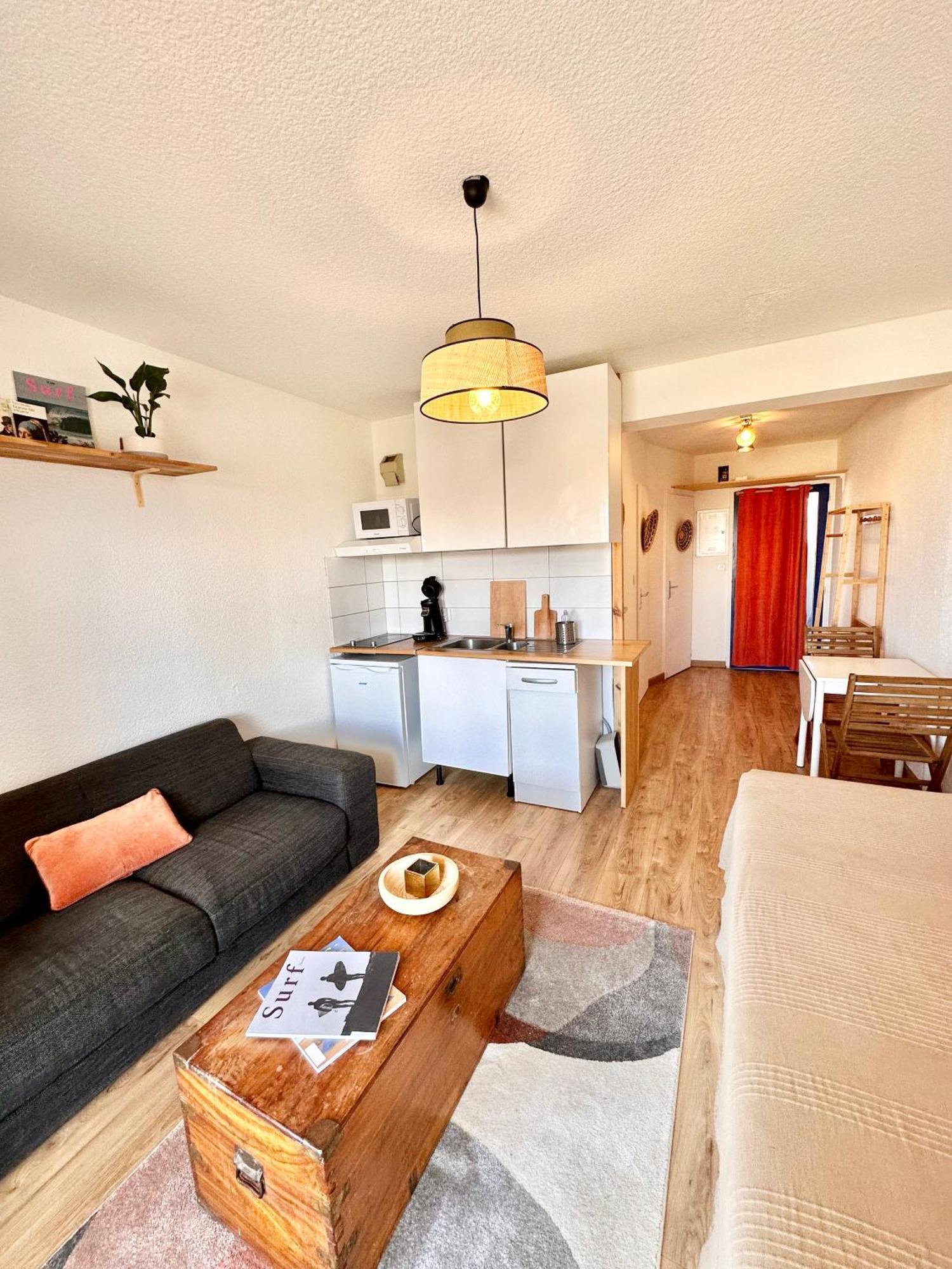 Appartement Au Pied Des Dunes Avec Vue Biscarrosse Exteriör bild