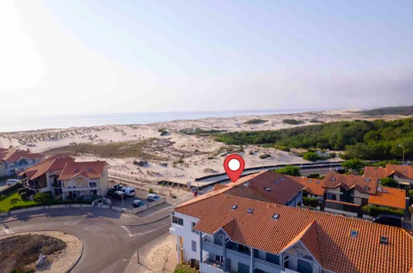 Appartement Au Pied Des Dunes Avec Vue Biscarrosse Exteriör bild