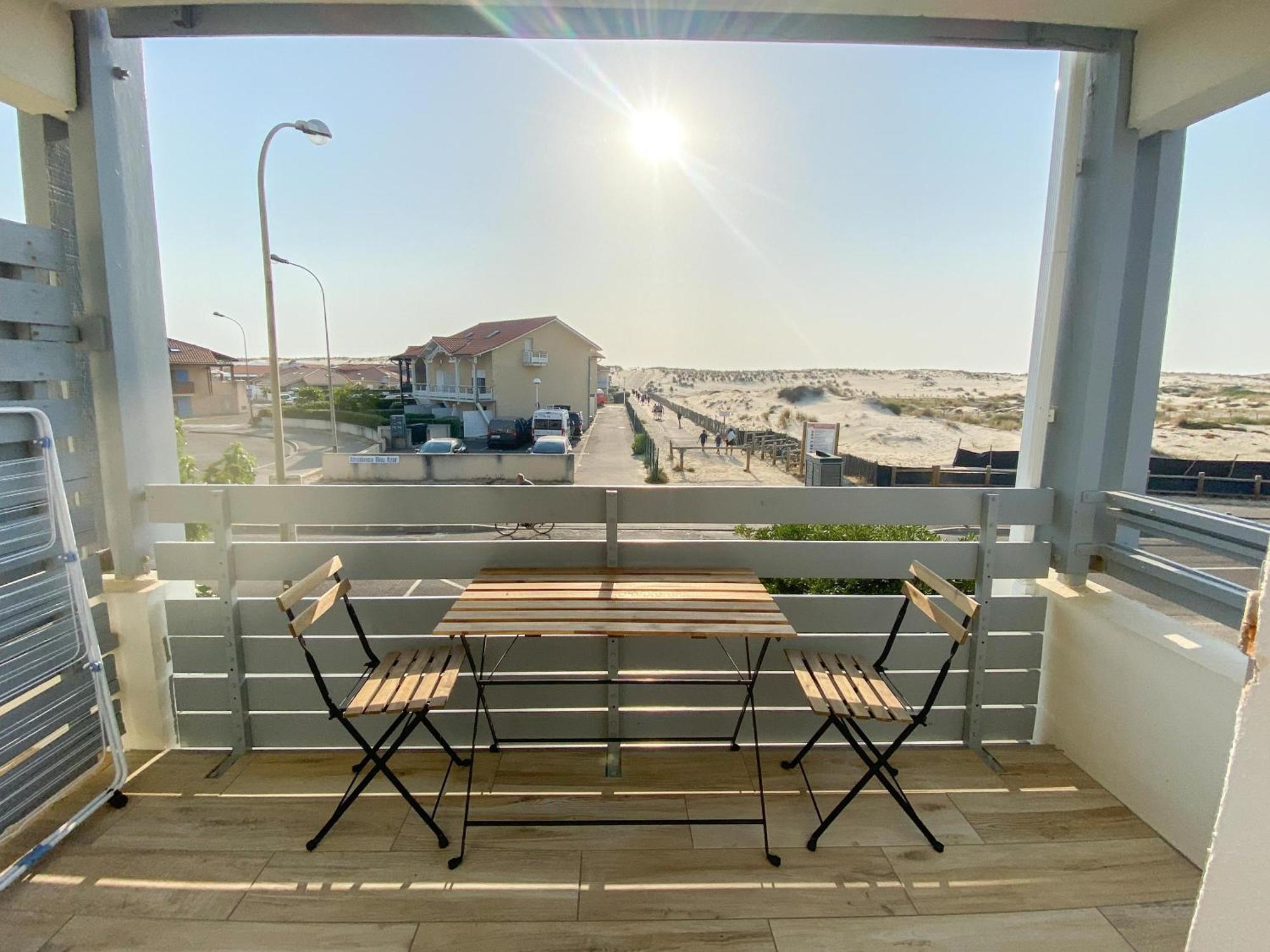 Appartement Au Pied Des Dunes Avec Vue Biscarrosse Exteriör bild